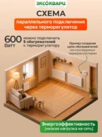 Керамо-кварцевый обогреватель 600 Вт белый мрамор 002 Керамо кварцевый обогреватель 600 Вт белый мрамор 002